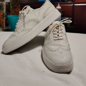 Clarks White Men's Sneakers